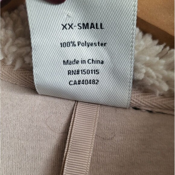 Anthropologie Harlow Checkered Knit Fleece Coat XXS Oversized - Picture 12 of 16